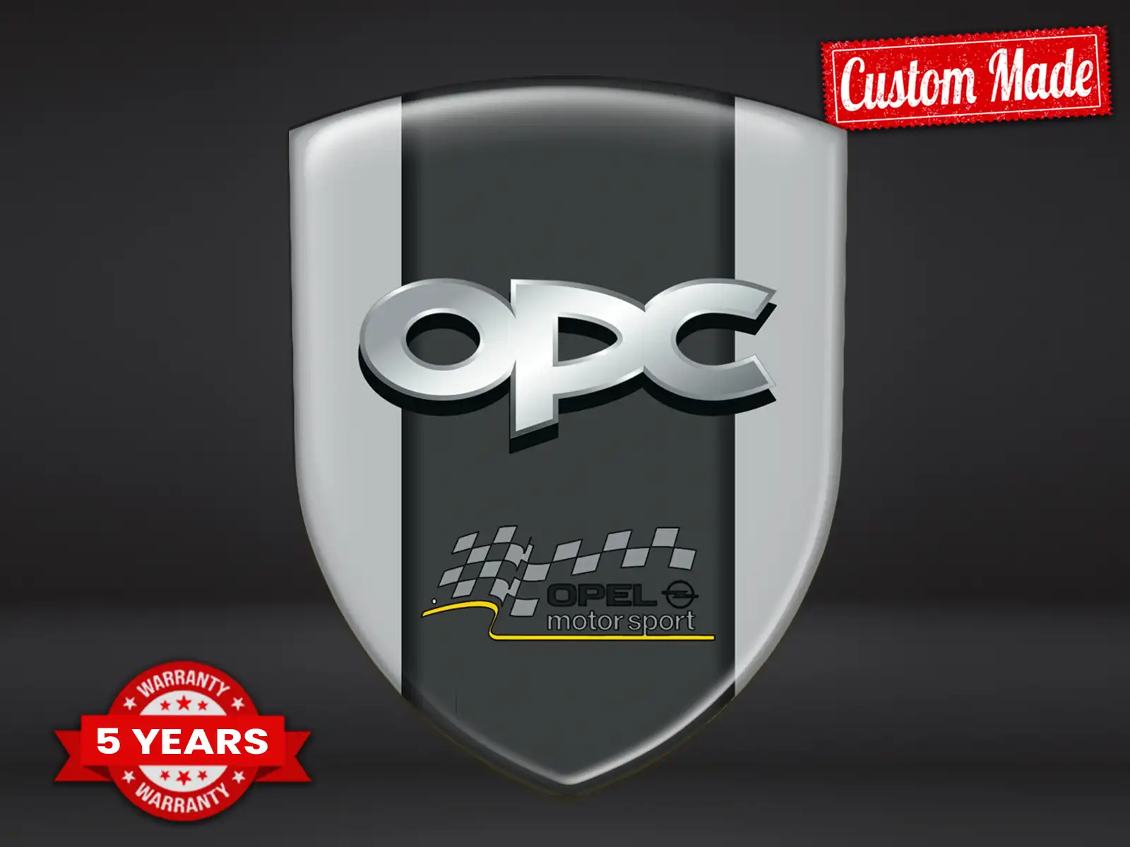 OPC Autocollants Bombés Sport Qualité Pro Supérieure